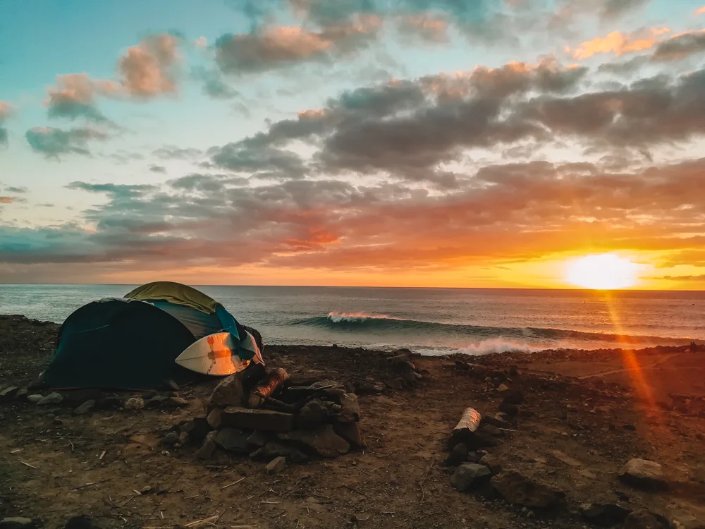 A surf and camping trip in Spain